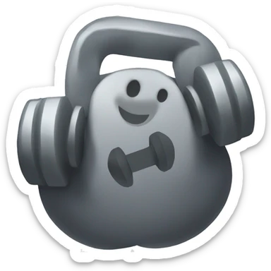 Dumbbell emoji sticker