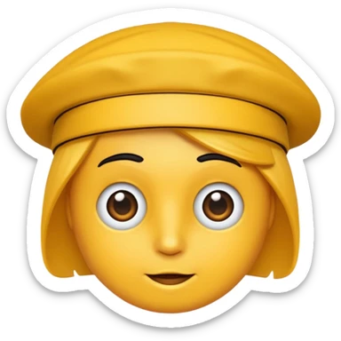 şapka takan ördek sticker