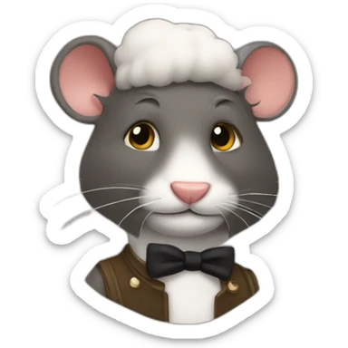 Raton laveur en costard sticker