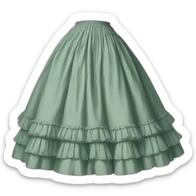 1890 petticoat sticker