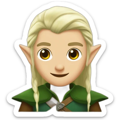 Legolas elf sticker