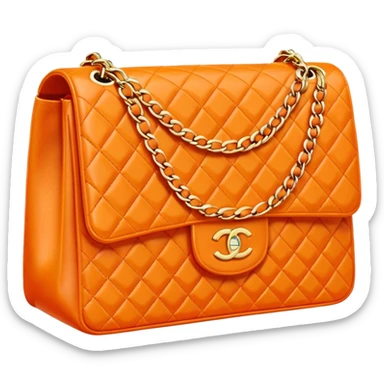 orange Chanel sticker