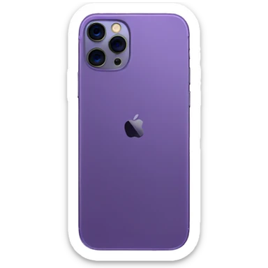 iphone 14 pro purple sticker
