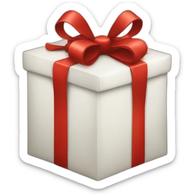 christmas present sticker