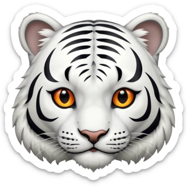 Tigre blanc sticker