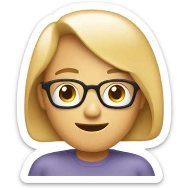 An emoji that represents language learning. Let it be a speech bubble with words written in different languages ​​and alphabets. sticker