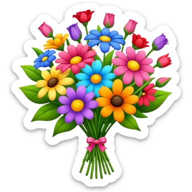 bouquet of flowers  sticker