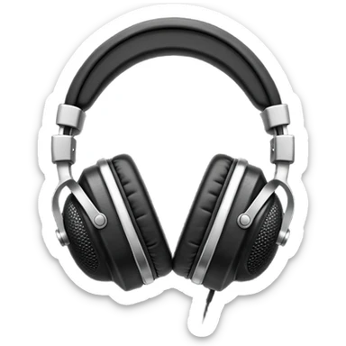 наушников  в стиле Marshall. sticker