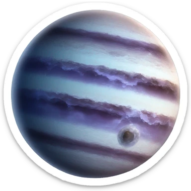 Realistic Neptune Planet  sticker
