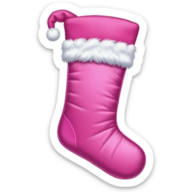 Pink Christmas  sticker