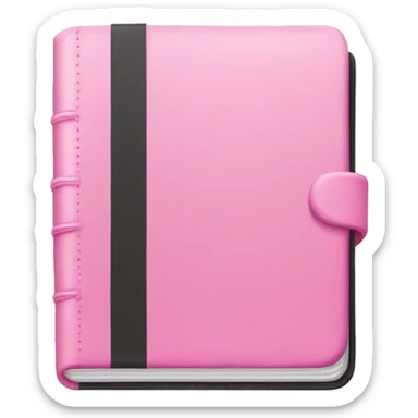 Pink journal sticker