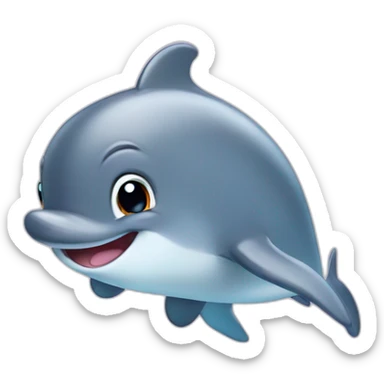 cute Dolphin sticker