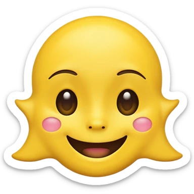 Generate me the Snapchat emoji plus sticker