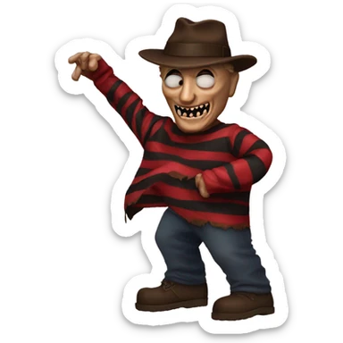 Freddy krueger  sticker