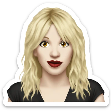 Courtney love sticker
