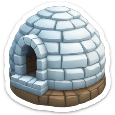 igloo in igloo in igloo sticker
