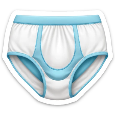 modern incontinence underwear, no shame sticker