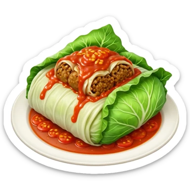 Cabbage roll sticker