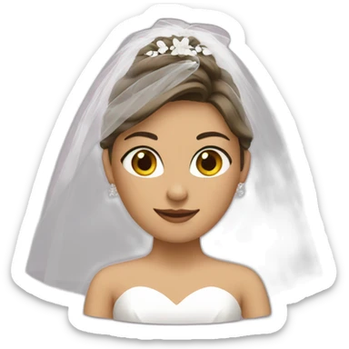 Bride sticker