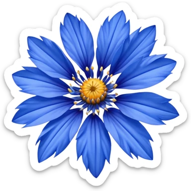 cornflower sticker