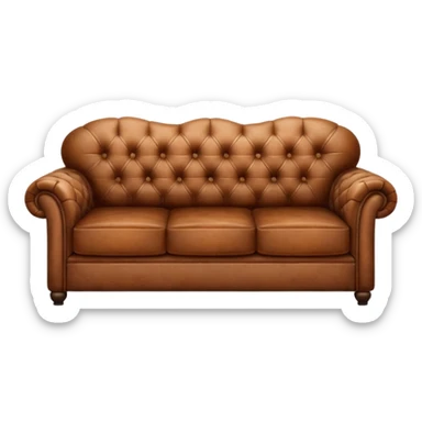 brown sofa sticker