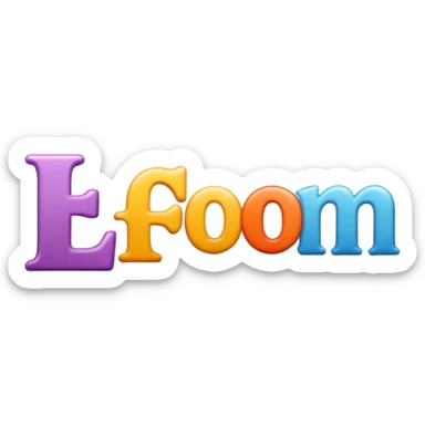 LFG in Block letters ￼ sticker