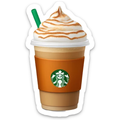 Starbucks Pumpkin Spice Latte sticker