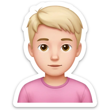 buat cowo yang bertampilan imut dan memakai baju pink sticker