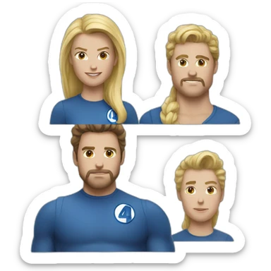 Thing fantastic 4 sticker