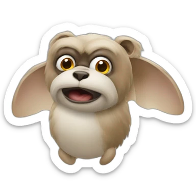 singe déguisé en mouche sticker