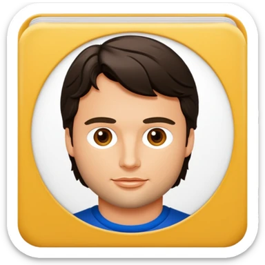 sobre de carta con el nombre de Tom Welling sticker