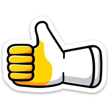 Me giving thumbs up! sticker