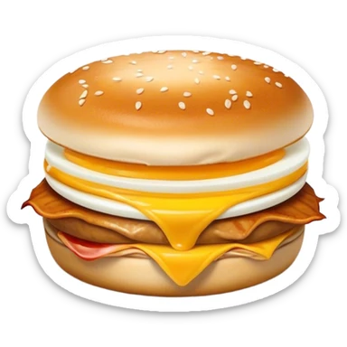 Turkey egg mcmuffin sticker