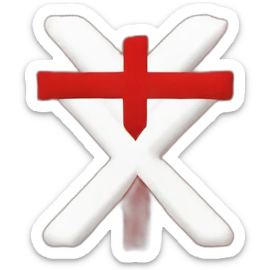 Drapeau 	•	Fond rouge 	•	Croix blanche	Grande 	Simple 	Visibilité sticker