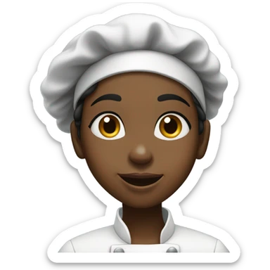 black girl chefs kiss sticker