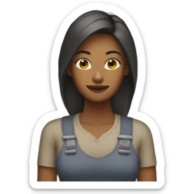 Hardworking Woman sticker