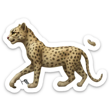 Gepard on a Walker  sticker