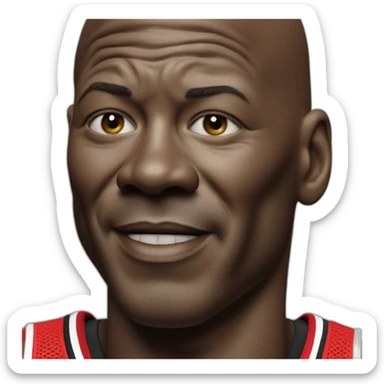 MICHEAL JORDAN REALISTIC 4K IMAGE sticker