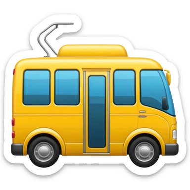 Crea un emoji de transporte público sticker