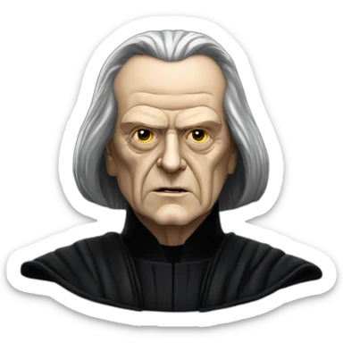Emperor Shiev Palpatine (black robe) Star Wars The return of the jedi sticker