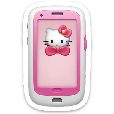 Hello kitty oh phone sticker
