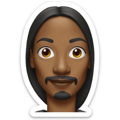 Snoop Dogg Dressed as a woman sticker