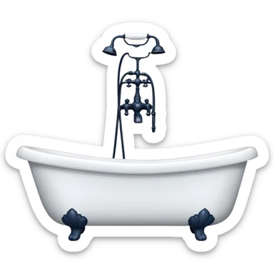 A bathtub. sticker