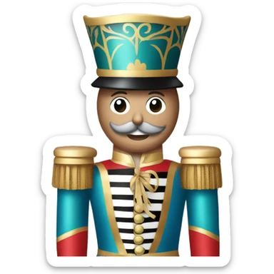 nutcracker with torso sticker