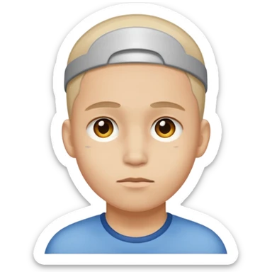 a slow thinker sticker, a person who thinks slowly  sticker