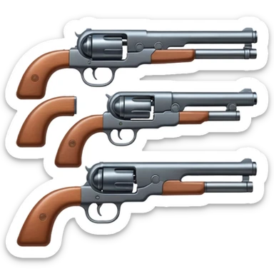 5 guns sticker