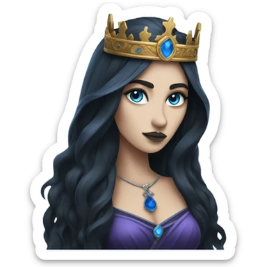 hades as a girl sticker