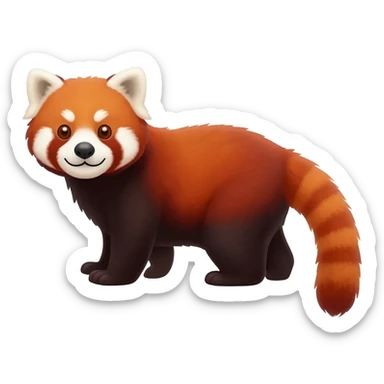 Panda rojo sticker