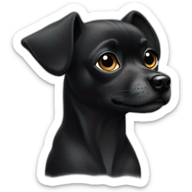 Black Chiwawa sticker