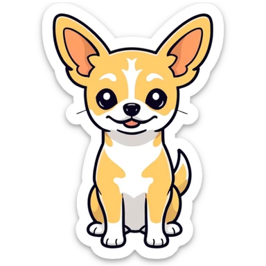 Shaky chihuahua sticker